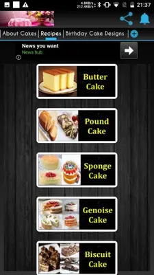 Cake Recipes android App screenshot 6